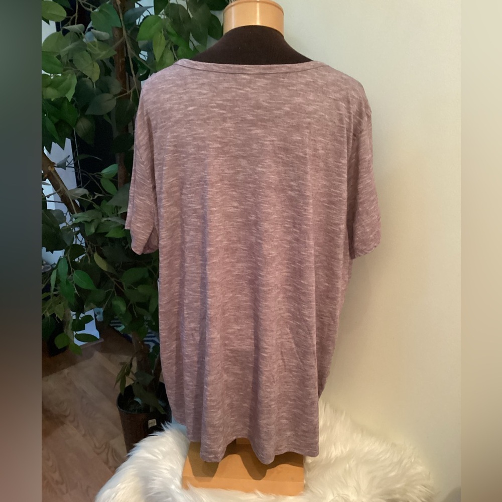Just My Size shades of purple butterfly scoopneck shirt sleeve tee Woman’s 4X - Picture 4 of 15